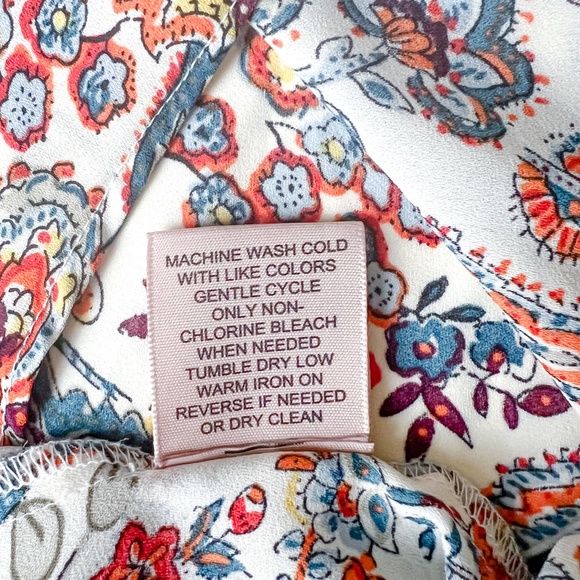 Philosophy Tunic  Multi Print Blouse Size L - Picture 9 of 11